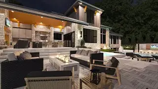 Holiday Farms House - SketchUp House Modeling Time Lapse
