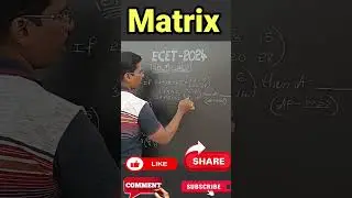 Matrix Shortcuts for ECET 2024 Coaching || Trick#3