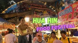 Hua Hin Thailand Festival Carnival FUN FOOD GAMES 4K 60FPS
