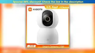 Xiaomi Smart Camera C700 4K 8 Megapixels 360 Panorama Dualband WiFi 6 AI Human Detection Pet