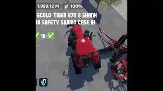 New Mod E22 [10] | Case IH Ecolo-Tiger 870 9 Shank & Lizard Safety SW800 Case IH | LexaMraf