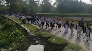 Head sir er Farewell a pathparikrama at Khattimari High School (xii),Dhupguri, Jalpaiguri