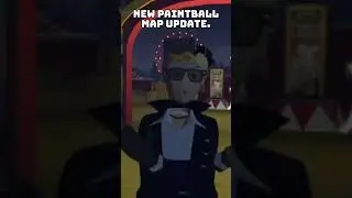 Новое обновление карты пейнтбола в Rec Room! #recroom #shorts #vr