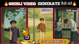 Ghibli Style AI Video Kaise Banaye 😍 | Studio Ghibli AI Animation