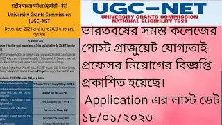 UGC NET ASSISTANT PROFESSOR RECRUITMENT 2023.NET DEC 2022 SYLLABUS, ELIGIBILITY.@informerjustified