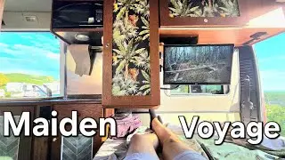 What it's really like doing a roadtrip in a campervan cross country. A realistic campervan voyage 