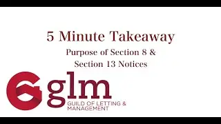 Renters Right Bill Purpose of Section 8 & Section 13 Notices