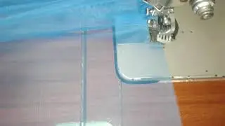Frunciendo tul con mi Singer 316-G y su patita fruncidora/plisadora