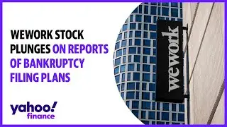 WeWork stock plunges on reports of bankruptcy filing plans