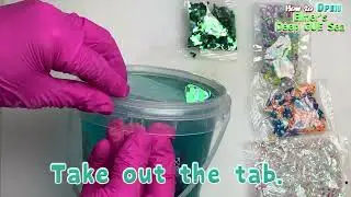 🌊How to open Elmer's Deep GUE Sea🐠Slime Bucket bought in 2021 October