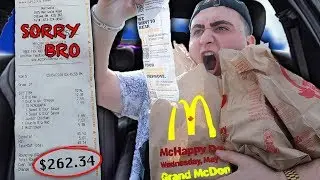 Letting Fast Food Employees DECIDE What i Eat for 24 HOURS! (IMPOSSIBLE FOOD CHALLENGE)