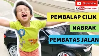 PEMBALAP CILIK NABRAK PEMBATAS JALAN | ALTAAF AKAVI