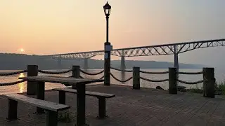 A look at the walkway loop trail from #poughkeepsie #waterfront #upstateny #explore
