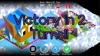 Quickest Win Ever!! - Elyrion 100% in 2 turns (The Battle of Polytopia - Gameplay)
