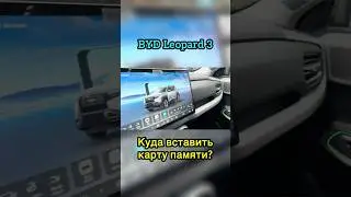 BYD Leopard3: #Куда установить карту памяти? Зачем нужна #карта #памяти в #BYD #Leopard 3?