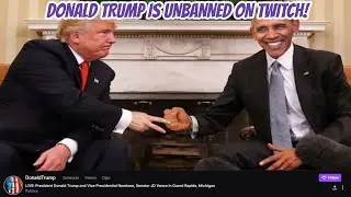 Twitch Just Unbanned Donald Trump... Sub-a-thon soon?