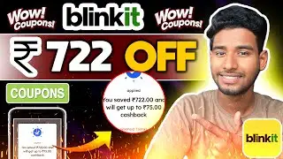 🔥Blinkit Coupon Code Today ₹500 Off | Fastest Grocery Deal 🚀🛒 Limited Time Loot Offer⚡