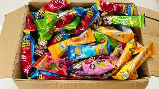 LOTS of Candies, GIANT Rainbow Candy Lollipops Collection | Mouth Watering Video