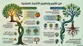اسرار التقليم والتطعيم لاشجار الفاكهة/ للصف الثالث زراعي