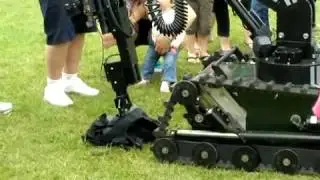 Bomb Squad Robot Demonstration, Pukekohe VFB Open Day, 20 Nov 2010