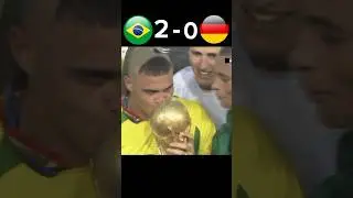 Brazil versus German FIFA final match 2002 🥶#football #shortvideo