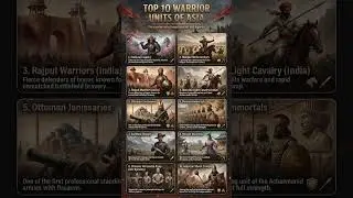 Top 10 Warrior Units of Asia