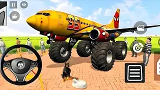 🤑Indian Thift Auto Simulator🤩Indian Showroom Purchase😯Modified McQueen Big Wheels Aroplane& Car🥳Game