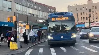 Bus Action at Parkchester-East 177th Street Subway Station