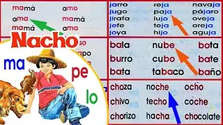 El libro nacho/ El mejor m&eacute;todo para aprender a leer. 📖📕📝📚