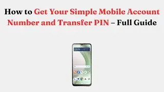 How to Get Your Simple Mobile Account Number and Transfer PIN &ndash; Full Guide