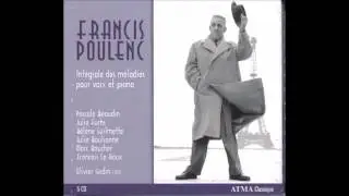 Francis Poulenc: Quatre poèmes de Guillaume Apollinaire / François Le Roux / Olivier Godin