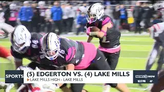 Lake Mills runs all over Edgerton