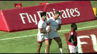 Leitner scores first HSBC World Rugby Sevens Series try