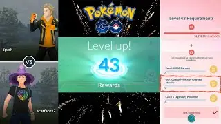 200 Charged attacks in Pokemon Go - Level 43 - [18-20 Charged attacks each round!]