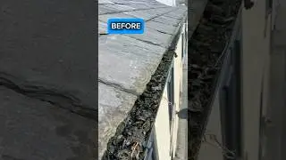 Gutter Clearance Before and After | Oldham