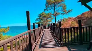 Steps to beach at olhos de Agua