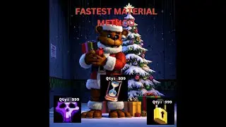 The FASTEST WAY To Collect Materials - FNAF TD