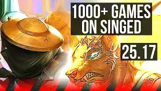 SINGED vs NASUS (TOP) | 1000+ games | KR Diamond | 25.17