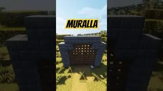Agregando muralla a la aldea #minecraft #minecraftbuilding #minecrafttutorial