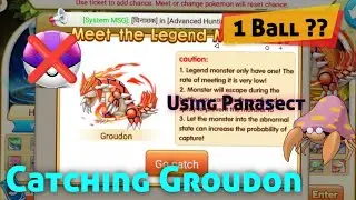 || Pocket Fantasy ||-How To Catch Legendary Pokemon Groudon. Without Using Master Ball. 