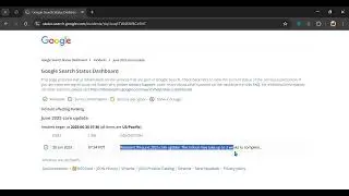 google search status dashboard | google Core update bangla