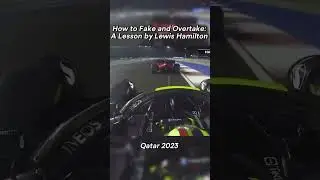 The art of fake dive bomb 💀 #f1 #f12023 #hamilton #f1technology #motorsport #shorts