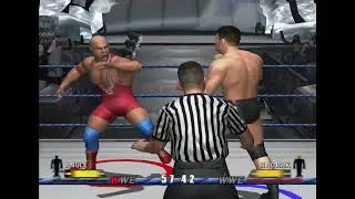 WWE Day of Reckoning Gameplay - Kurt Angle vs Mark Jindrak