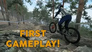 First gameplay! New MTB simulator game  #downhillproracer   #downhill