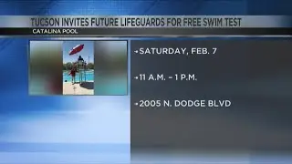 Dive into a lifeguard career with Tucson's free swim test