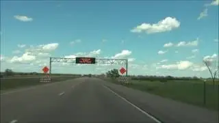 Nebraska - Interstate 76 East - Mile Marker 0 to 3 (Full Length)