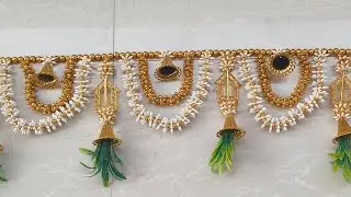 South Indian design toran/designer toran/bandhanvar/how to make toran at home@b_k_j_craaft 