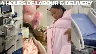 Birth vlog: Labour & Delivery vlog | Raw+Real| No Epidural | positive birth experience| unfiltered|