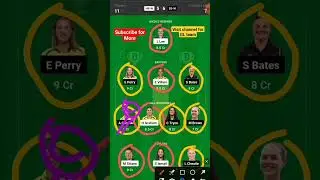 #WBBL hobart hurricanes women vs sydney sixers women dream11 team prediction @realfantasy1M