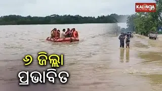 Flood-like situation in 6 districts of Odisha; govt starts evacuation of affected people | KalingaTV